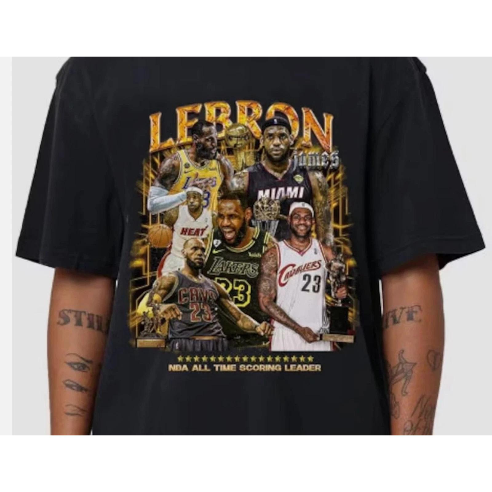 Lebron Lebron James 90s Bootleg Classic Graphic Tshirt